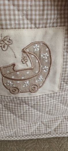 Beautiful Large Quilted Nappy/Storage Bag.
