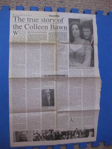 Colleen Bawn - The True Story - Newspaper Article From 1995 Limerick Leader