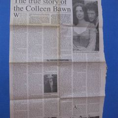 Colleen Bawn - The True Story - Newspaper Article From 1995 Limerick Leader
