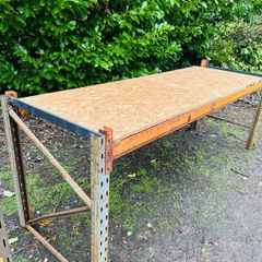 9ft Long Work Bench - With Boards - Very Heavy Duty