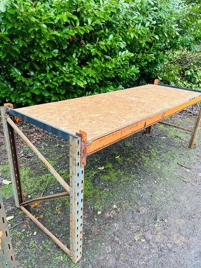 9ft Long Work Bench - With Boards - Very Heavy Duty
