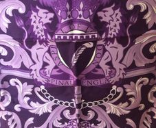 Aspinal of London silk scarf