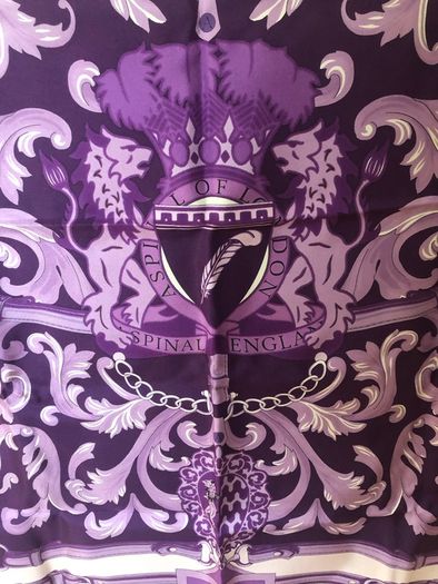 Aspinal of London silk scarf