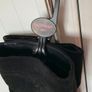 Miss selfridge black suede ruched slouchy boots size 4 Image 4