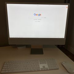 Apple iMac 24 M1 2021 8Core GPU 8GB RAM 512GB SSD Silver Excellent Condition