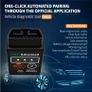 OBD2 Diagnostic Scanner, Bluetooth Car Diagnostic Tool, Compatible with All OBDII Protocol Vehicles Since 1996, Image 5