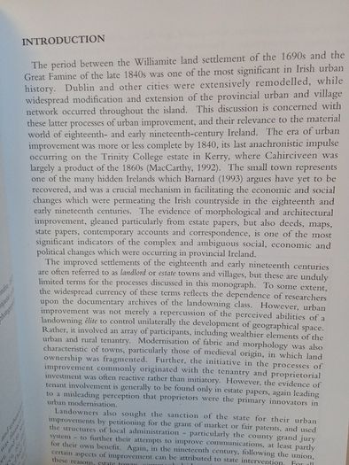 Urban Improvement in Provincial Ireland 1700-1840 by B.J. Graham and L.J. Proudfoot (HQ708)
