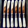 Antique Butter Knives - full set of 6 Image 5