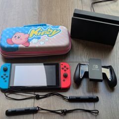 Nintendo Switch with Mario Party Superstars and Case