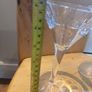John Rocha Waterford Geo pattern pair of martini glasses Image 5