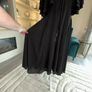 Ladies Midi Black Chiffon Dress with Flutter Sleeves from Boohoo Image 7