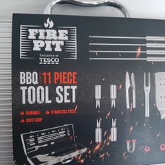 New BBQ unopened 11 piece tool set in case