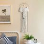 NEW SALE | Macrame Wall Hanging Eye Dream Catcher with Crystal Stone Pendant Boho Woven Image 6