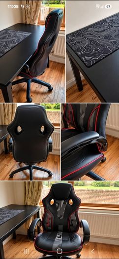 Gaming chair and Desk