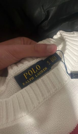 Ralph Lauren Large American Flag Jumper With Tags