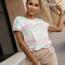set of trousers, a short-sleeved bat-type blouse Image 4