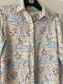 Linen blouse size medium