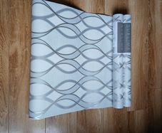 Home clear out : Sublime wallpaper x 3 rolls in grey/Rose gold