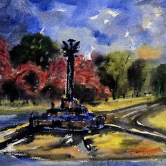 phoenix park watercolour