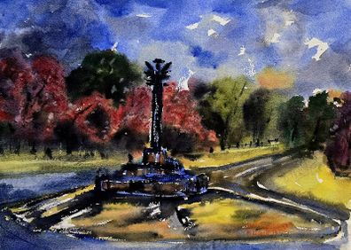 phoenix park watercolour