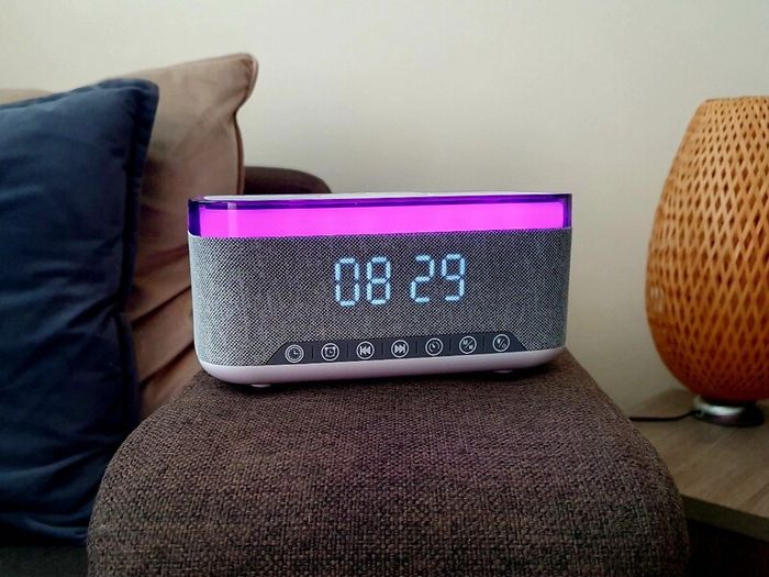 Wireless Charging Alarm Clock/Speaker