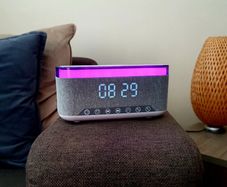 Wireless Charging Alarm Clock/Speaker