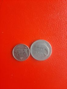 1993 Irish 5p and 10p