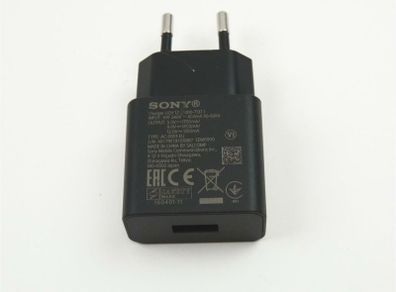 Sony USB A Europlug Travel Charger Mobile Phone Charging Wall Plug Adaptor