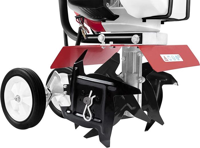 BU-KO 52CC Garden Petrol Tiller Engine 3HP 2 Strokes Lawn Soil Cultivator Rotovator Engine Lightweight Compact Powerful Sure Grip Handles Built to be Durable Dependable and Heavy Duty