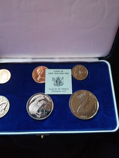 1968 New Zealand Specimen Coin Set