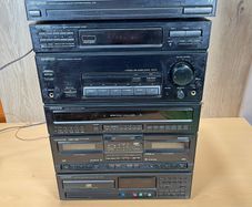 Vintage Kenwood Compact Disc Stereo System RXD-24 - no speakers or remote - READ
