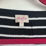 Black and white striped Whistles top Image 4
