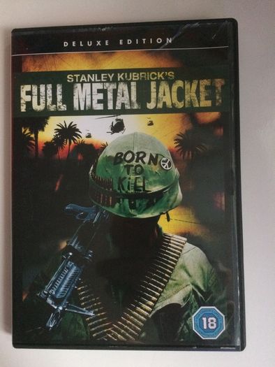 Full Metal Jacket (Deluxe Edition) Stanley Kubrick Film [1987] Matthew Modine, R. Lee Ermey, Vincent D'Onofrio & Adam Baldwin [Movie DVD]