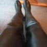 RUBBER, Vulcanized rubber chest waders size 10.5 black Image 7