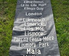Bus Eireann CIE 1980s 1990s Waterford South-East Ireland Destination Scroll Blind Vintage Transport
