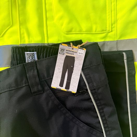 Hi Vis Jacket and Work Trousers