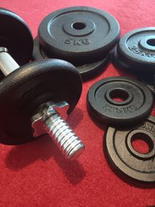 Adjustable dumbells