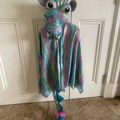 Iridescent dragon fancy dress costume
