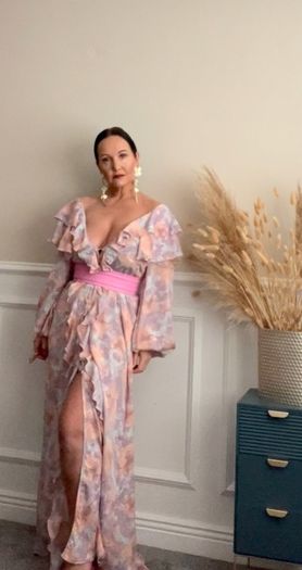 floral maxi dress