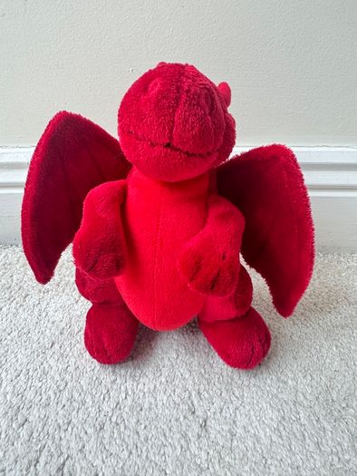 Suki 14444 Dragon Red approx. 18 cm. Plush Used Please see photos