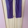 Zara Purple Faux Leather Straight Leg Trousers  Size XL UK 14 Image 6