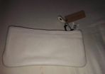 Guess White Clutch Bag