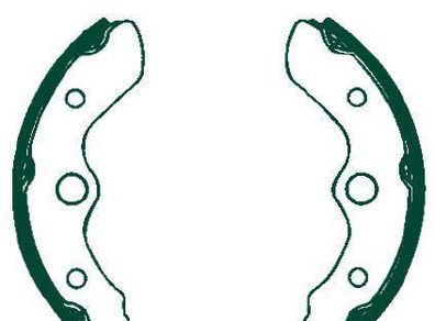 Brake Shoes Honda Trx200 Trx250 Trx300 Vb-152