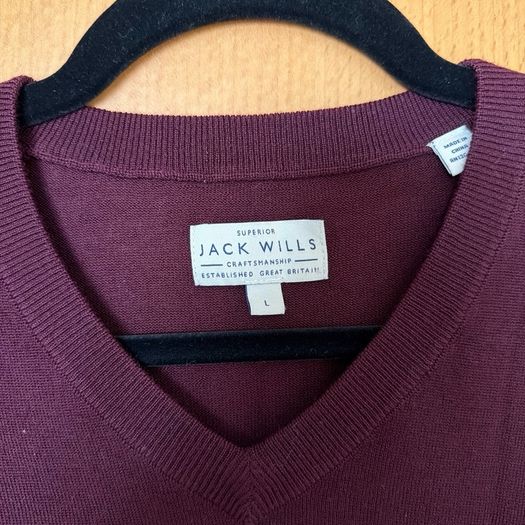 jumper Burgundy Jack Wills
