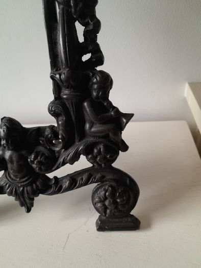 Victorian Solid Brass Cherub Picture Frame