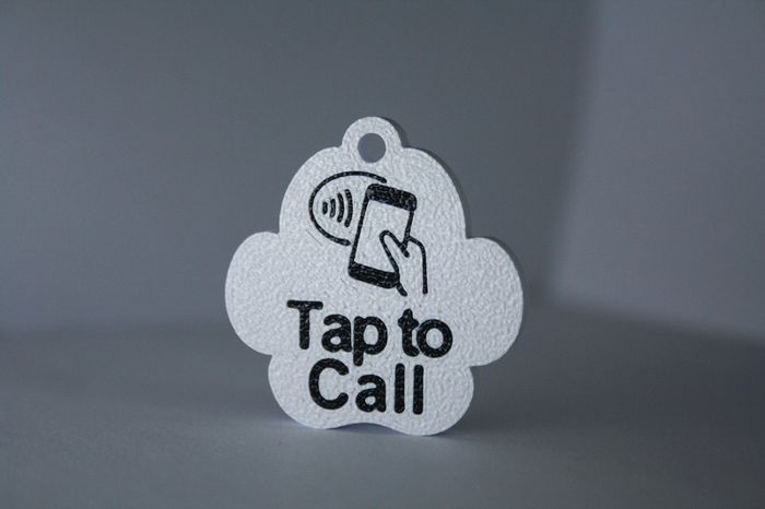 Personalised 3D Printed NFC Smart Pet Tag / Keychain
