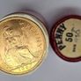 Great Britain 1967 Beautiful Uncirculated Penny Roll Tube of 50 Coins Image 2