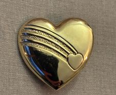 Vintage Heart Brooch