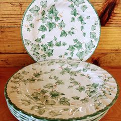6 Vintage BHS dinner plates