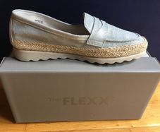 THE FLEXX Aqua Loafers 40 New  /   Espadrille Style Shoes 6.5